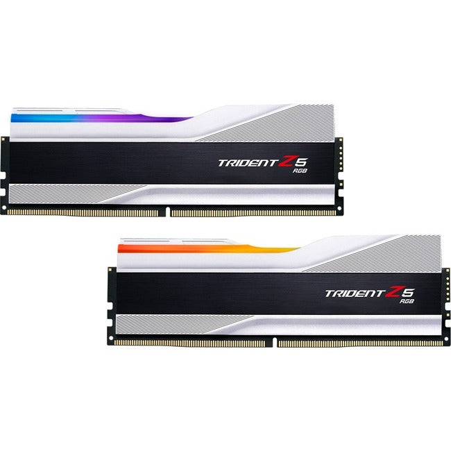 G.SKILL Trident Z5 RGB RAM Module for Desktop PC, Motherboard - 32 GB (2 x 16GB) - DDR5-6400/PC5-51200 DDR5 SDRAM - 6400 MHz - CL32 - 1.40 V G.SKILL Trident Z5 RGB RAM Module for Desktop PC, Motherboard - 32 GB (2 x 16GB) - DDR5-6400/PC5-51200 DDR5 SDRAM - 6400 MHz - CL32 - 1.40 V